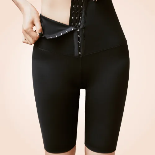 Tummy Control Work Out Gym Buckled Butt Lifter Shorts