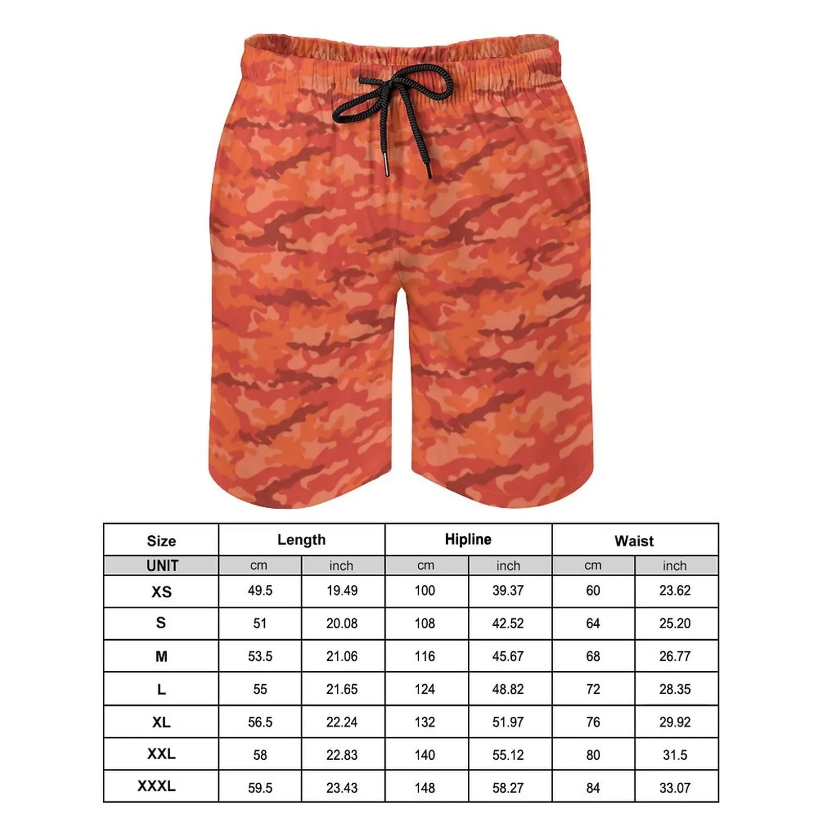 WISH SHAPE Camo Board Shorts