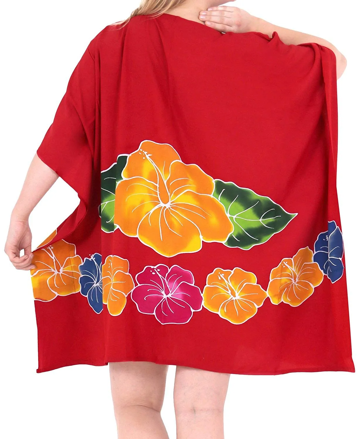 Women Designer Sundress Beachwear Plus Size Evening Casual Cover ups Dresses Red