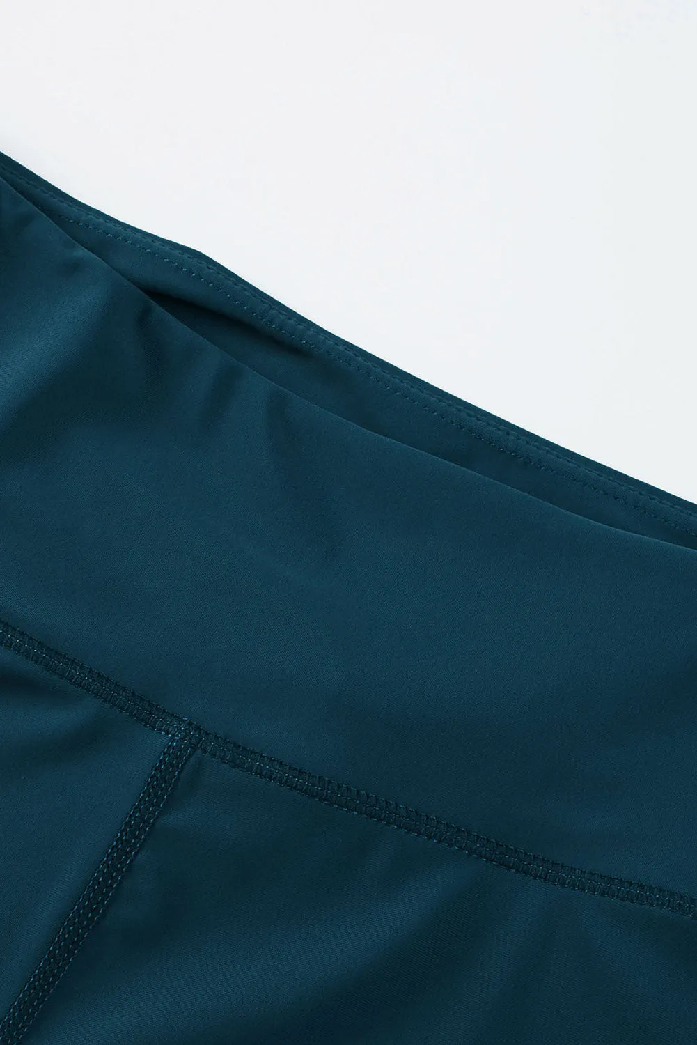 Women's Board Shorts Swim Capris Pants High Waist Swimwear Shorts with Pockets