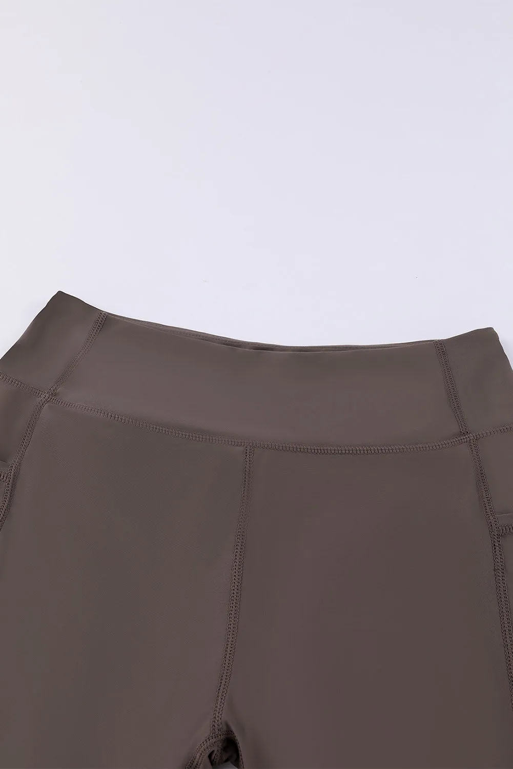 Women's Board Shorts Swim Capris Pants High Waist Swimwear Shorts with Pockets