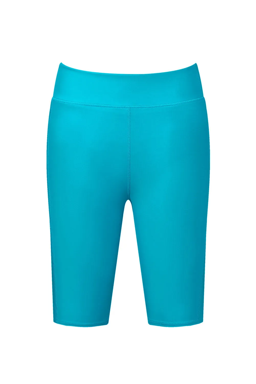 Women's Board Shorts Swim Capris Pants High Waist Swimwear Shorts with Pockets