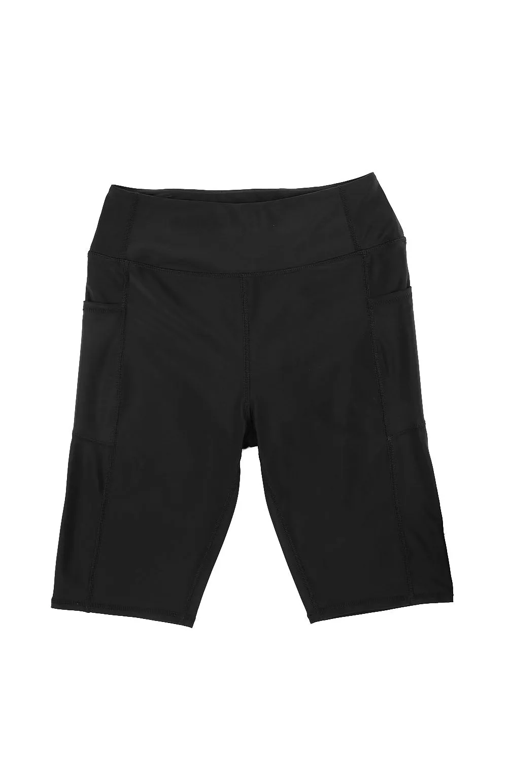 Women's Board Shorts Swim Capris Pants High Waist Swimwear Shorts with Pockets