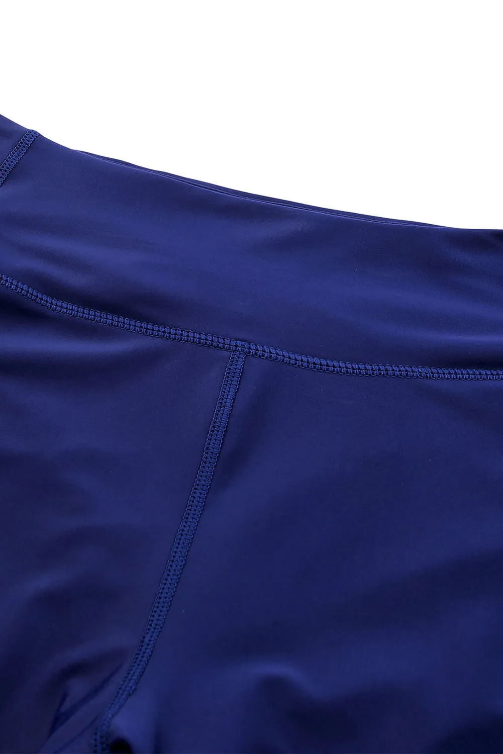 Women's Board Shorts Swim Capris Pants High Waist Swimwear Shorts with Pockets