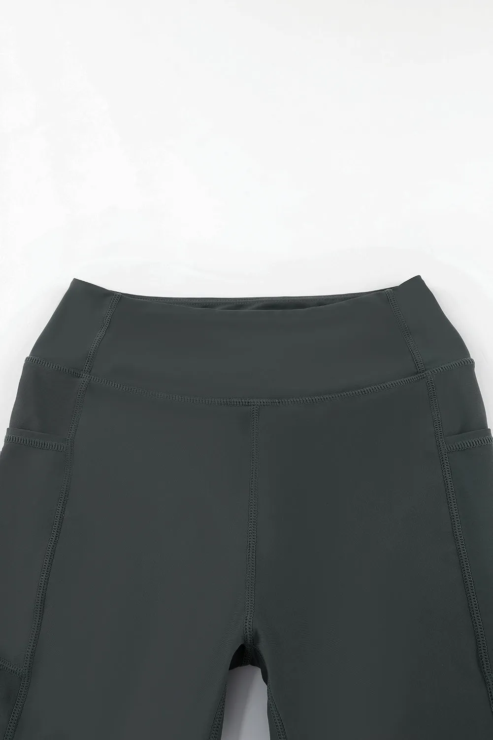 Women's Board Shorts Swim Capris Pants High Waist Swimwear Shorts with Pockets