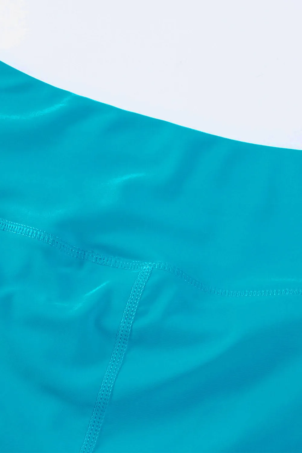 Women's Board Shorts Swim Capris Pants High Waist Swimwear Shorts with Pockets