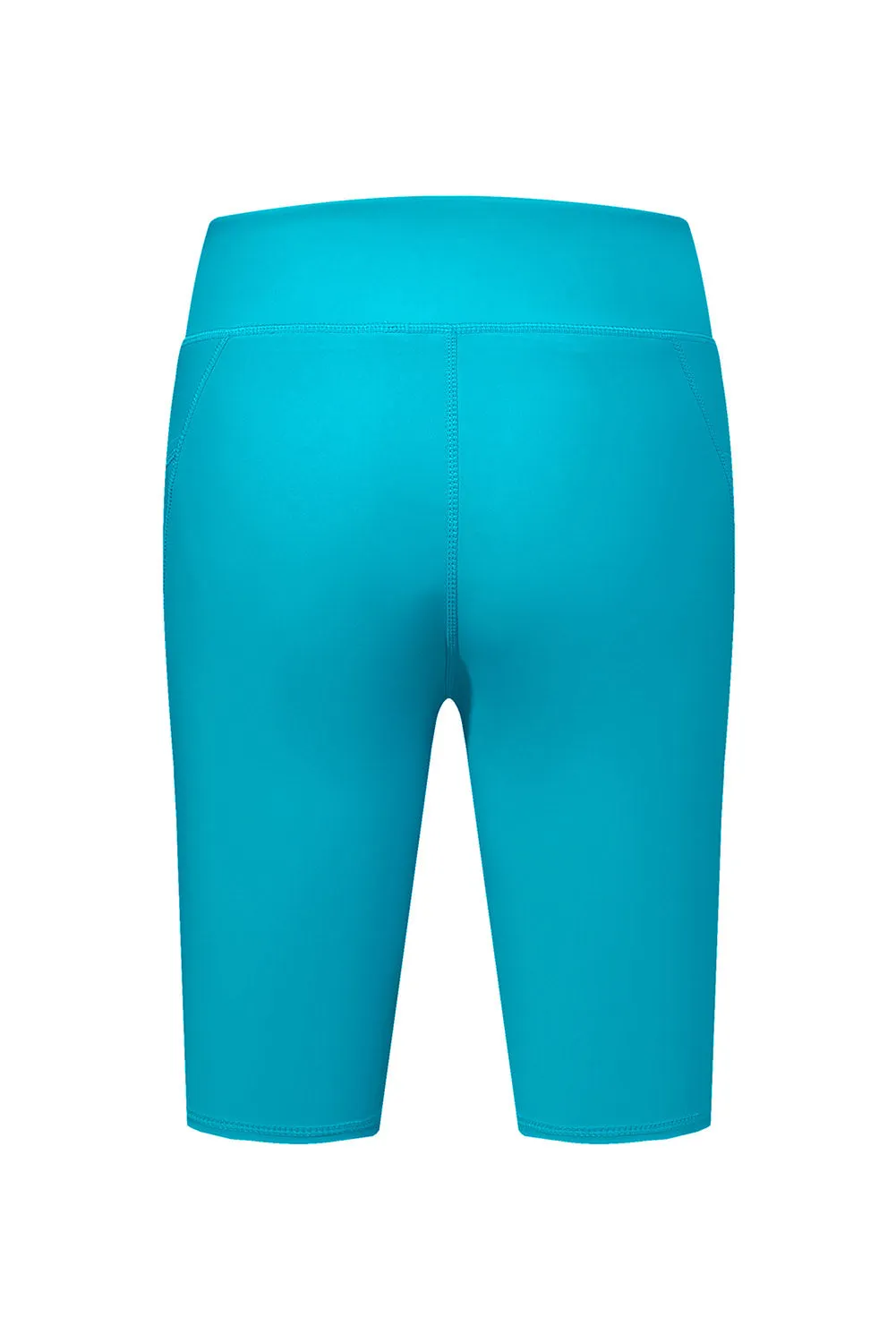 Women's Board Shorts Swim Capris Pants High Waist Swimwear Shorts with Pockets