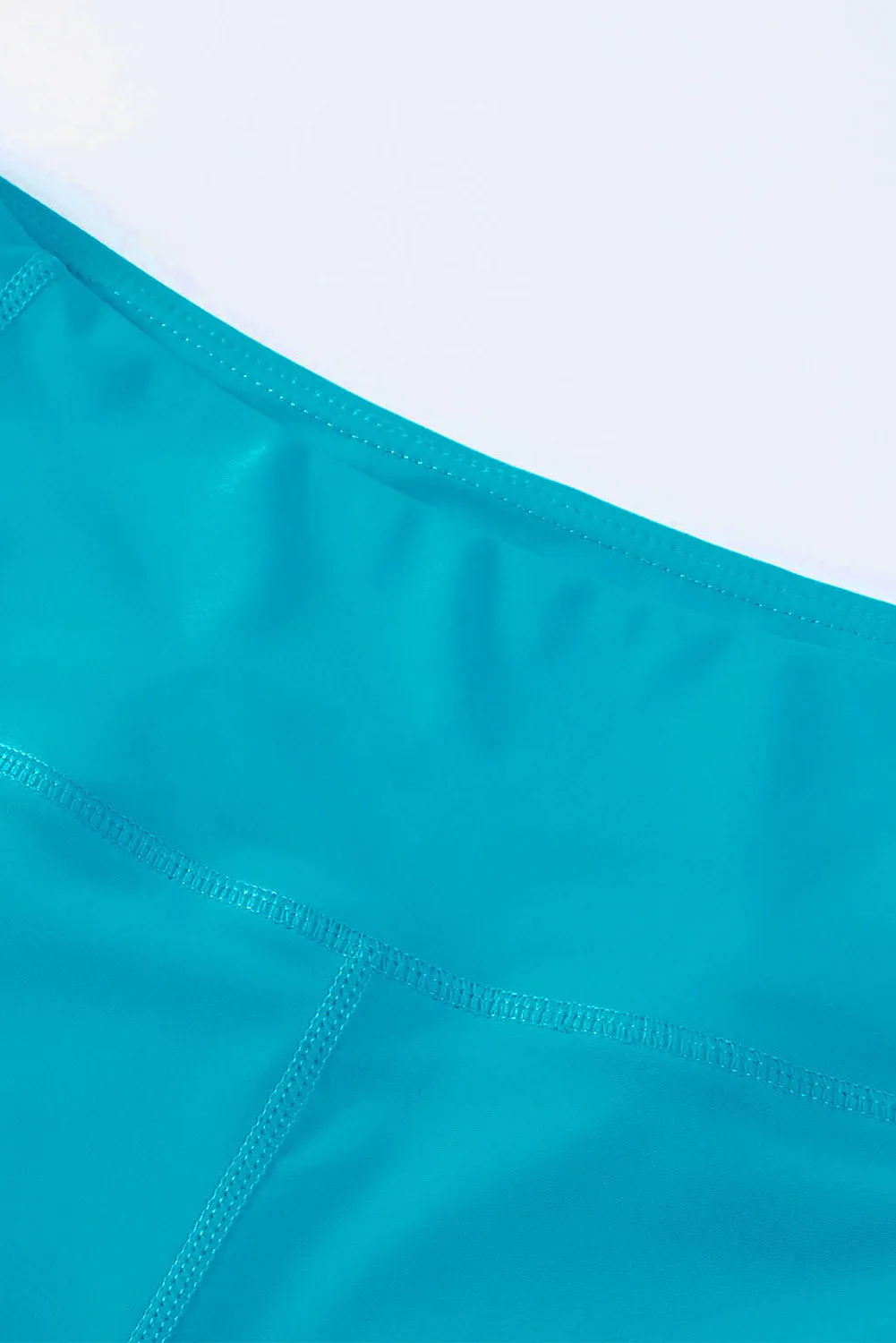 Women's Board Shorts Swim Capris Pants High Waist Swimwear Shorts with Pockets