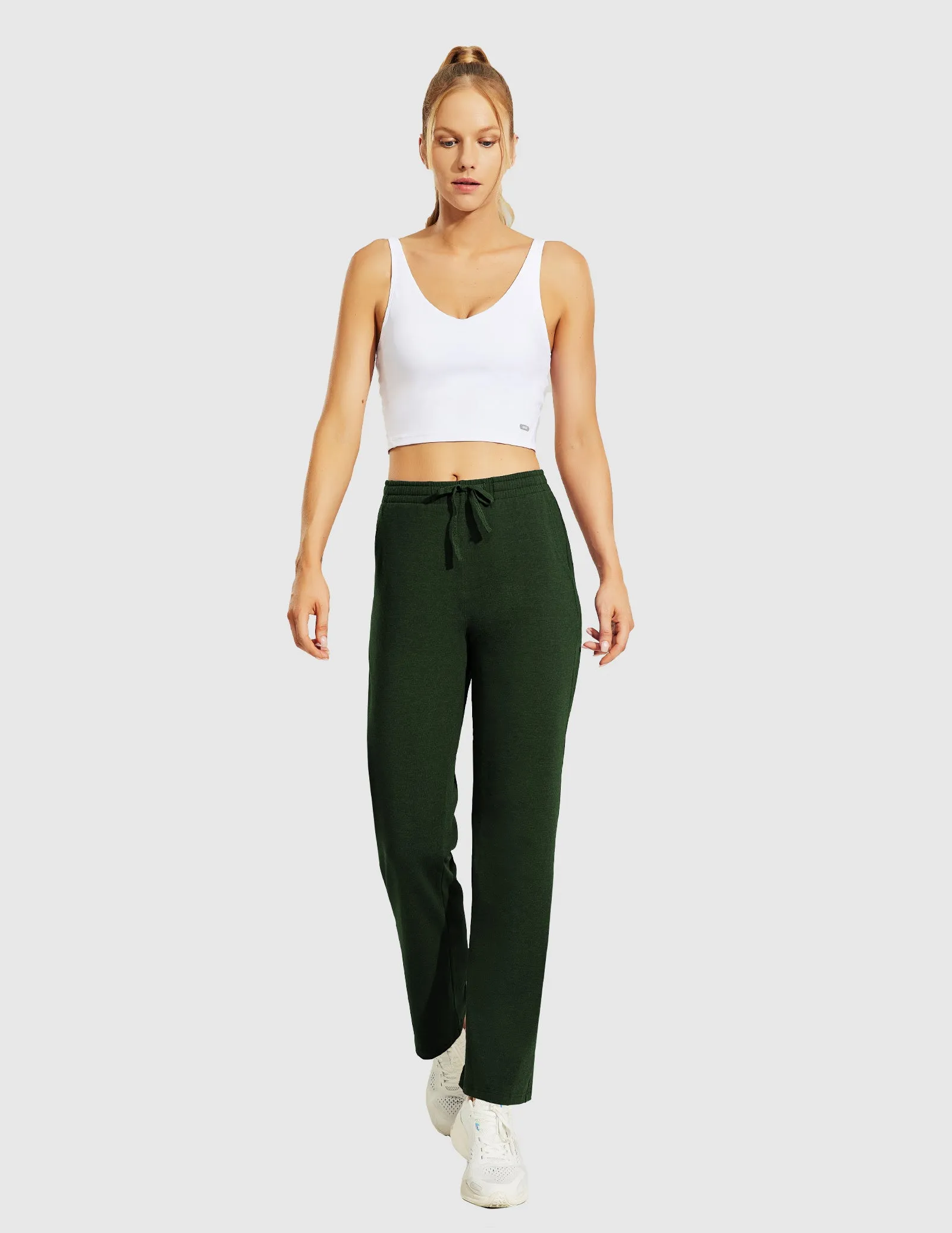 Women's Cotton Sweatpants Casual Drawstring Pants