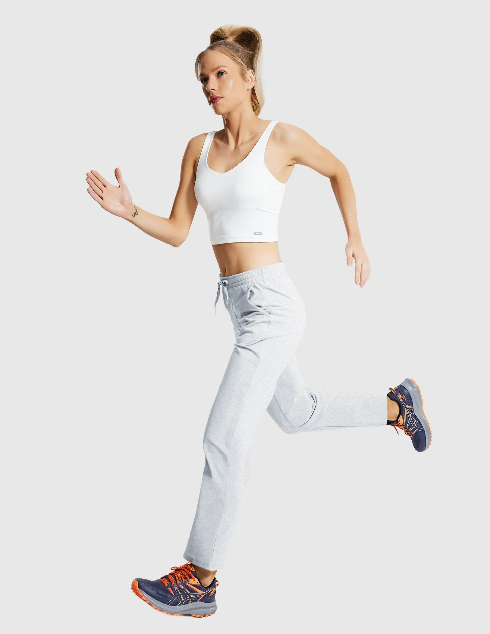 Women's Cotton Sweatpants Casual Drawstring Pants
