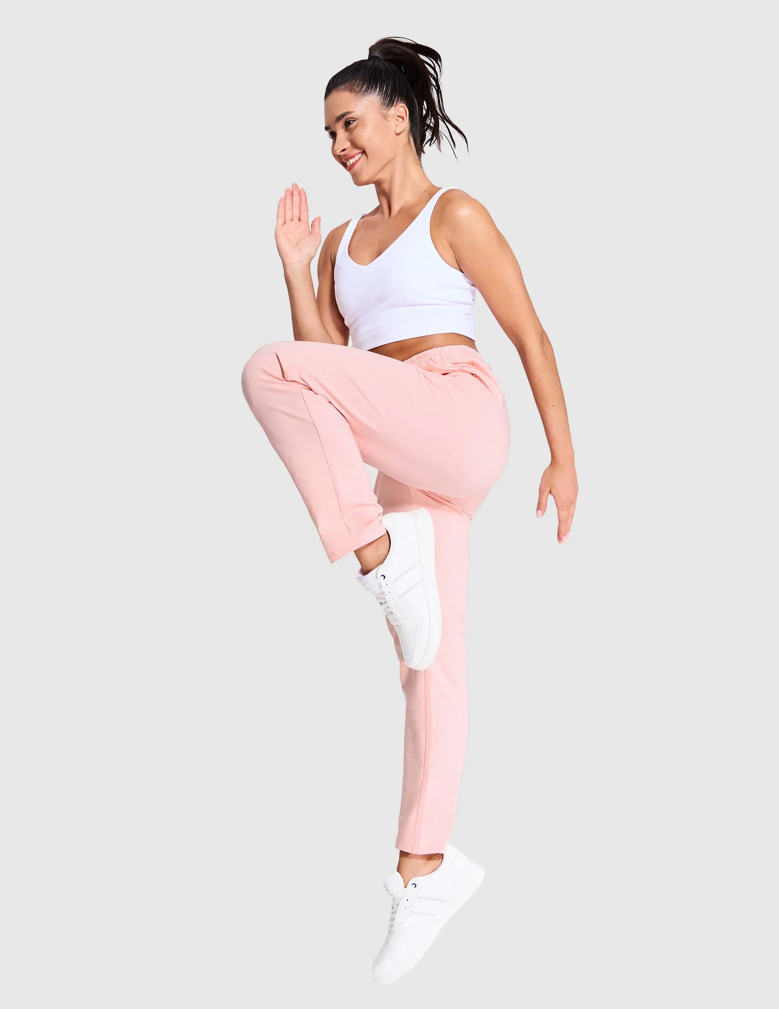 Women's Cotton Sweatpants Casual Drawstring Pants