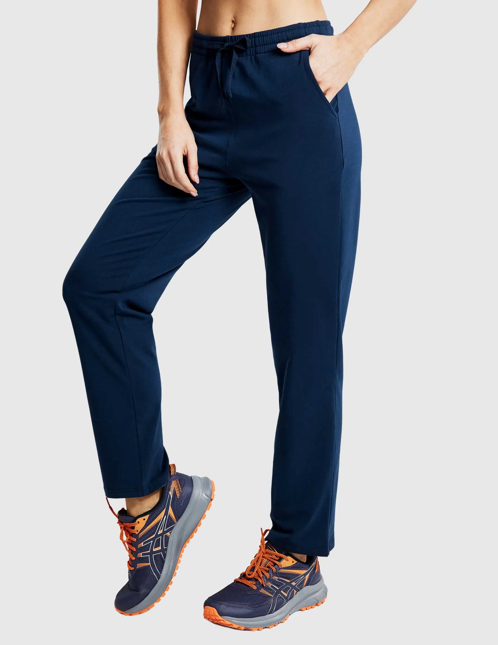 Women's Cotton Sweatpants Casual Drawstring Pants