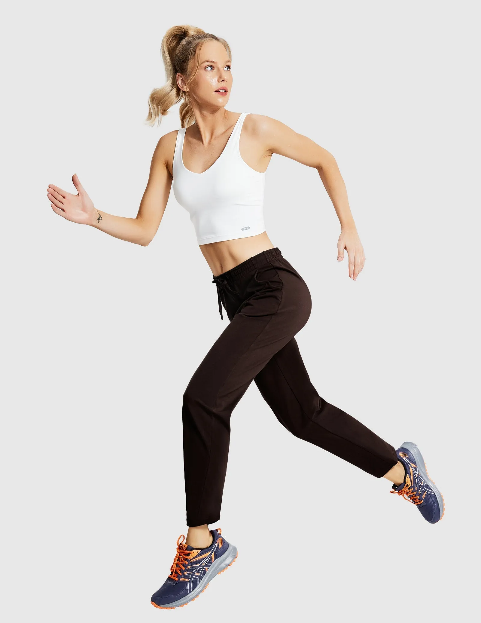 Women's Cotton Sweatpants Casual Drawstring Pants