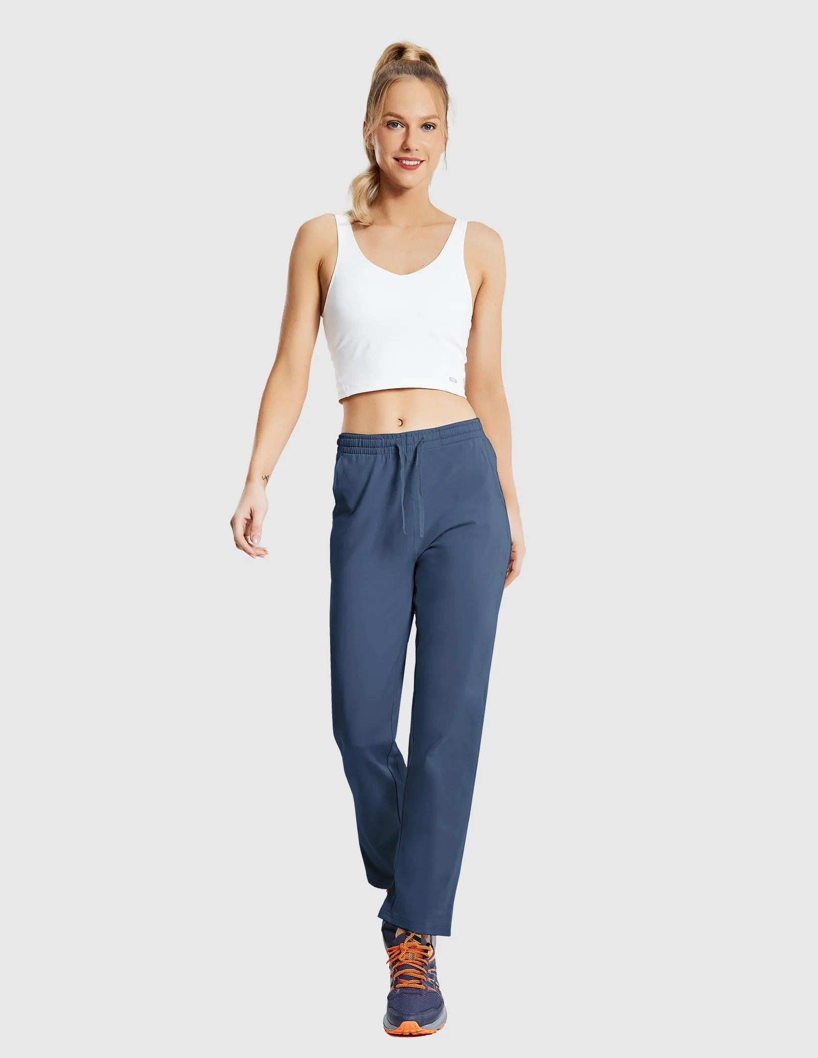 Women's Cotton Sweatpants Casual Drawstring Pants