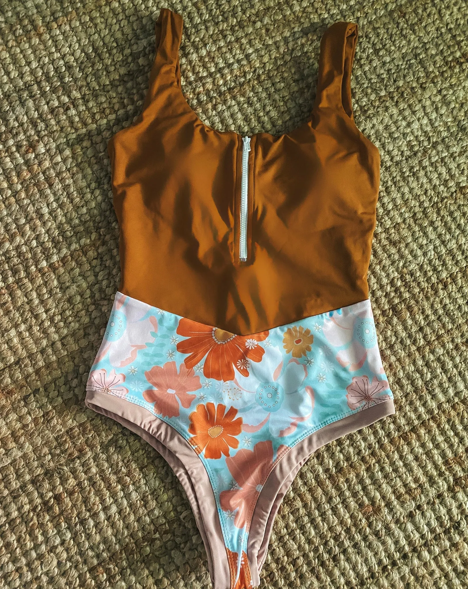 Zicatela Surf Suit - Bloom (Cheeky)